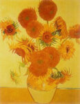Sunflowers on Gold, 1888