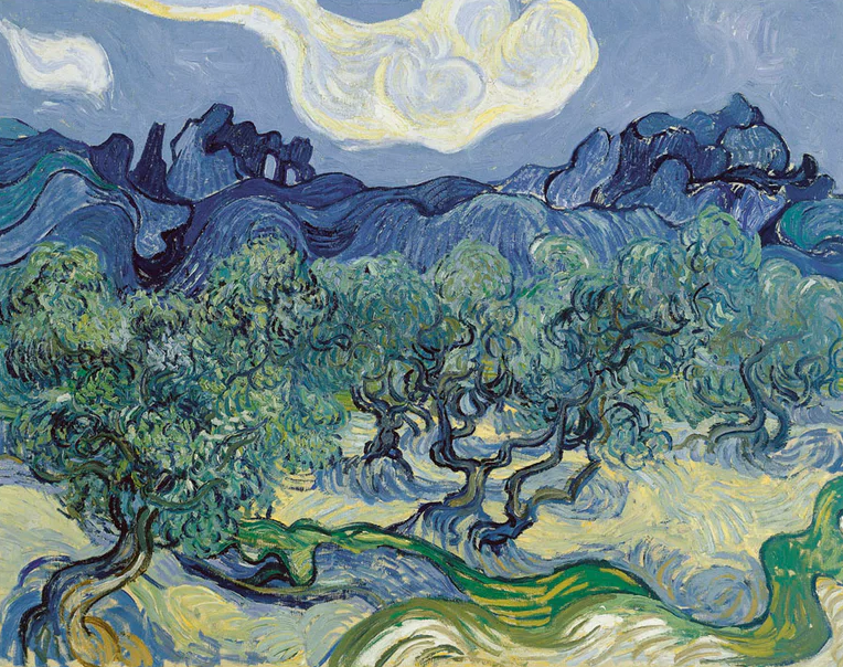 The Olive Trees, 1889