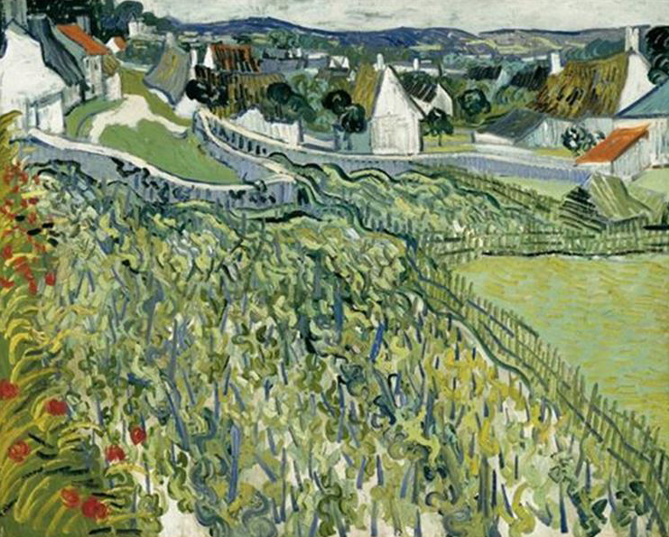 Vineyards at Auvers, 1890