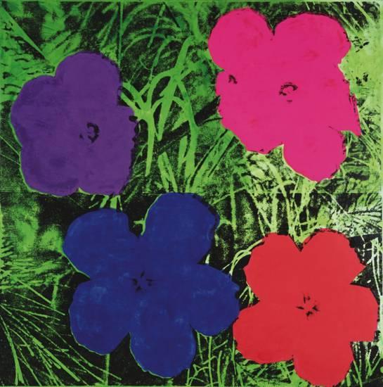 Flowers, c. 1964 (Purple, Blue, Pink, Red)