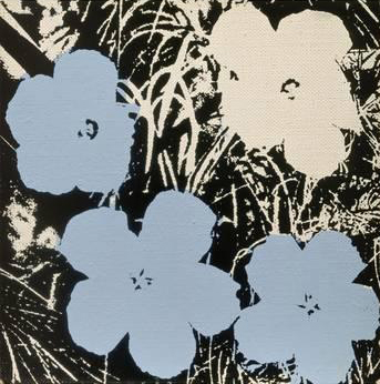 Flowers, 1965 (3 Blue, 1 Ivory)