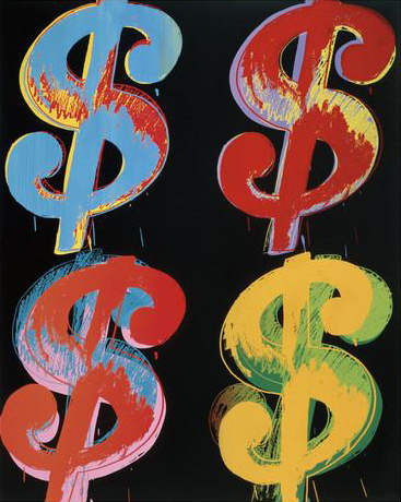 $4, 1982 (Blue, Red, Orange, Yellow)