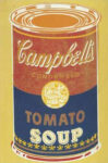 Colored Campbell's Soup Can, 1965 (Yellow & Blue)