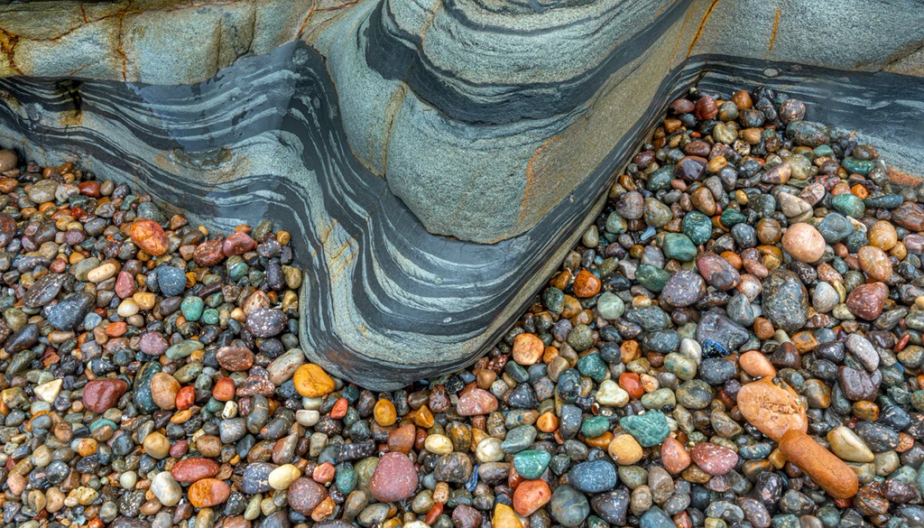 Shoreline Abstract, Monterey Bay, California