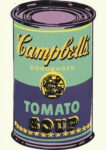Colored Campbell's Soup Can, 1965 (Green & Purple)