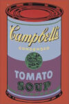 Colored Campbell's Soup Can, 1965 (Blue & Purple)
