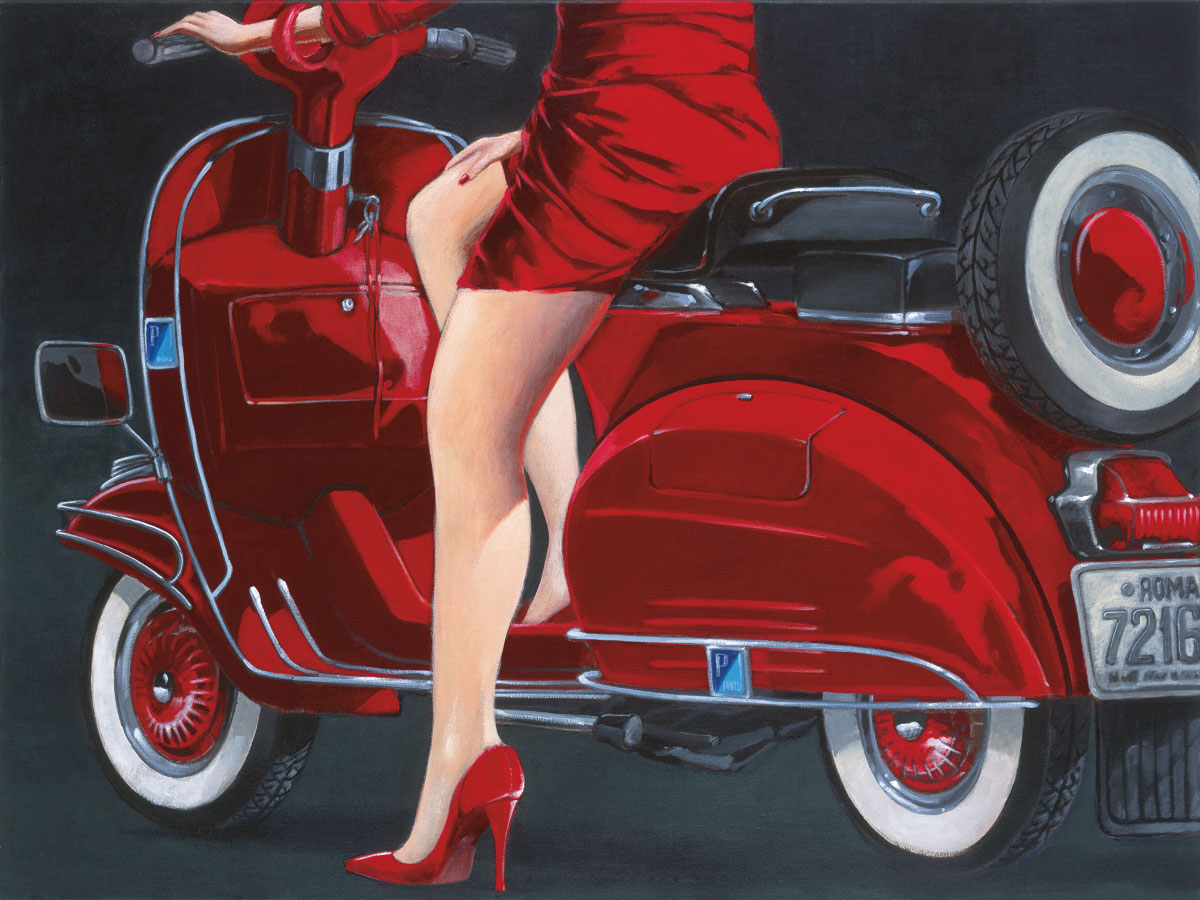 Woman In Red