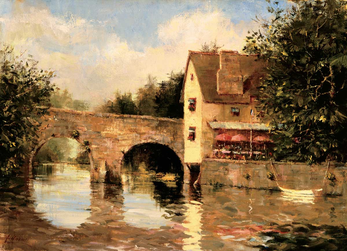 cafe in Brittany