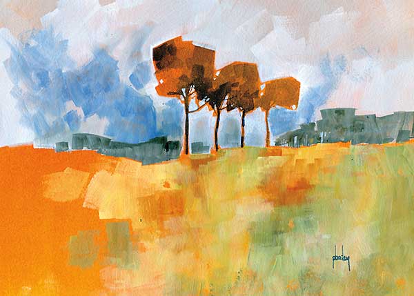 Four Trees