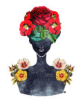 Flower Crown Silhouette III