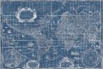 Blueprint World Map, 1630