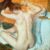 Woman Combing Her Hait