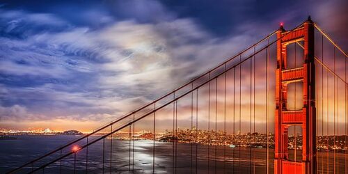 North Tower Panorama - Golden Gate Bridge