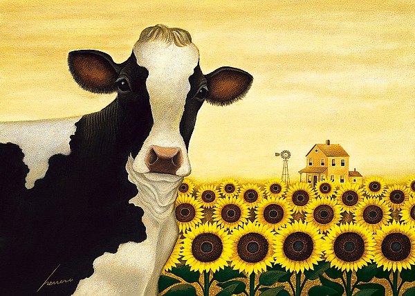Sunflower Cow