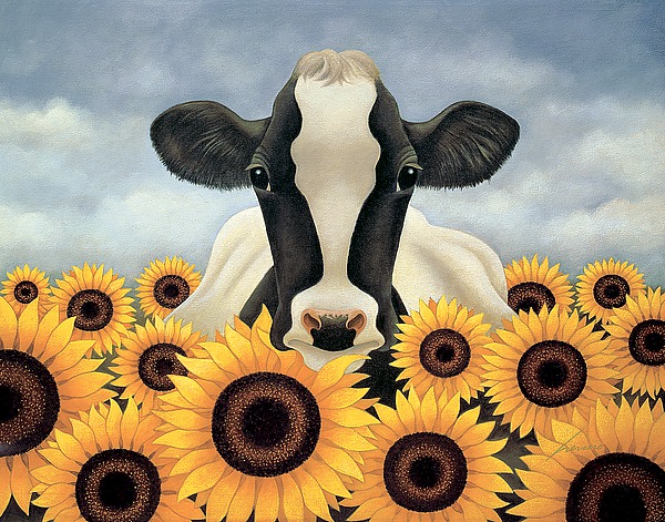 Surrounded by Sunflowers
