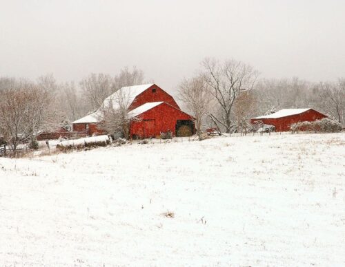 Union Co. Barn and Snow