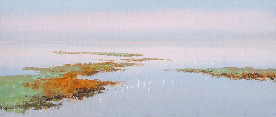 Sunset with Birds