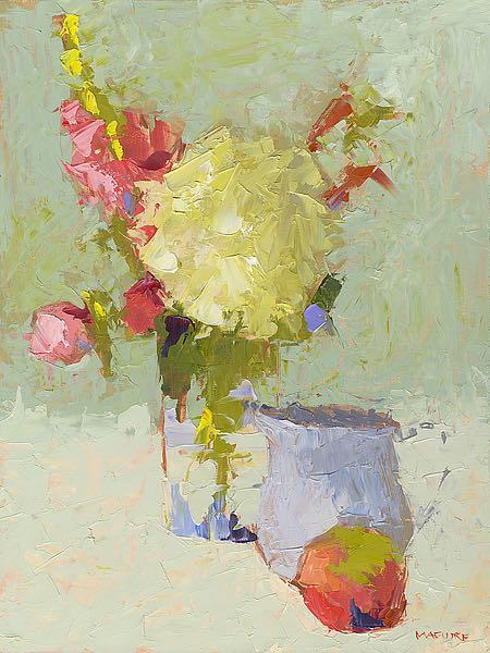 Hydrangea with Blue Pitcher