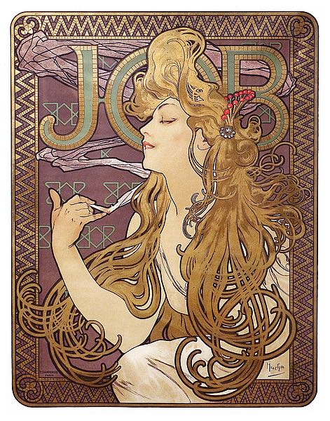Job - Cigarette Rolling Papers Advertisement, 1897