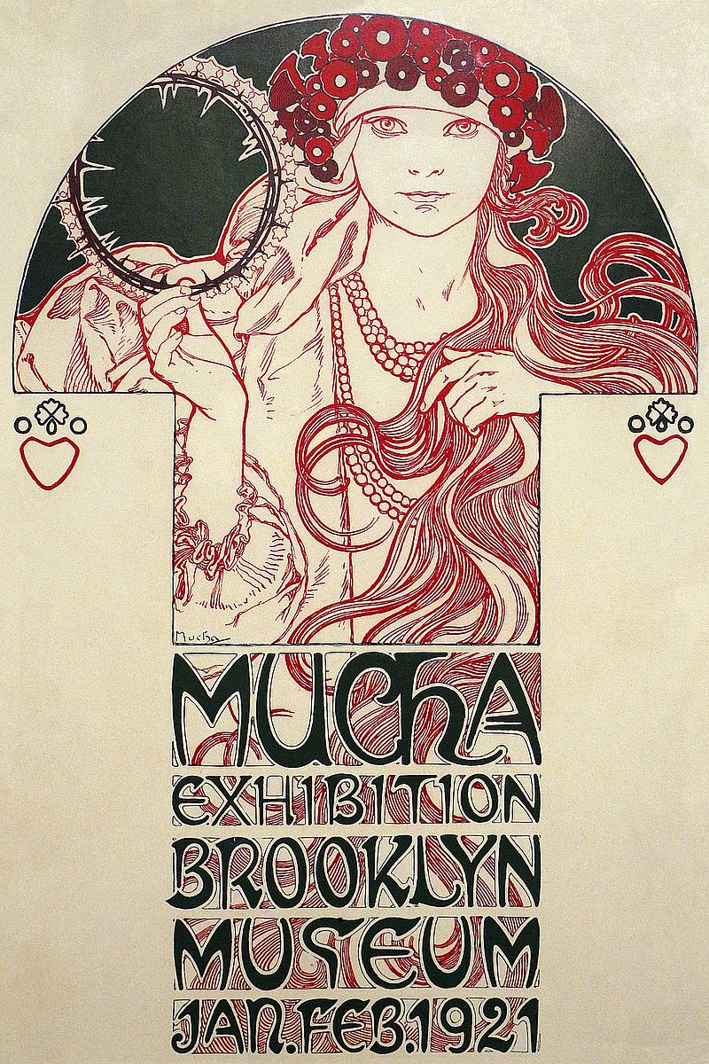 Mucha Exhibition, Brooklyn Museum, 1920
