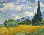 Wheat Field with Cypresses, 1889