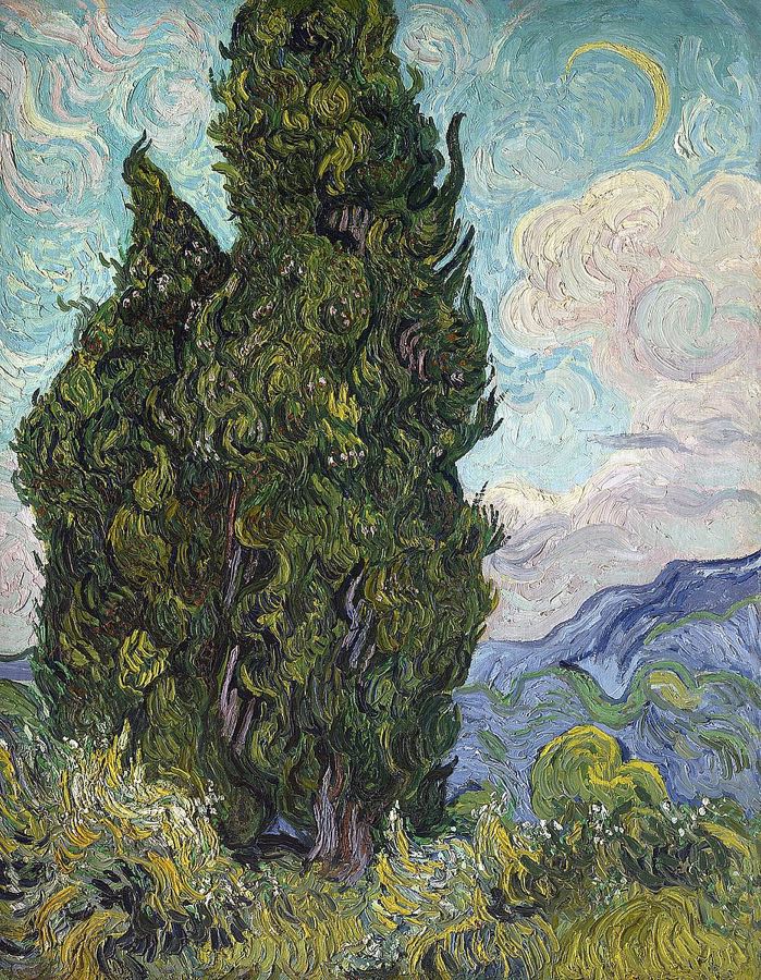 Cypresses, 1889