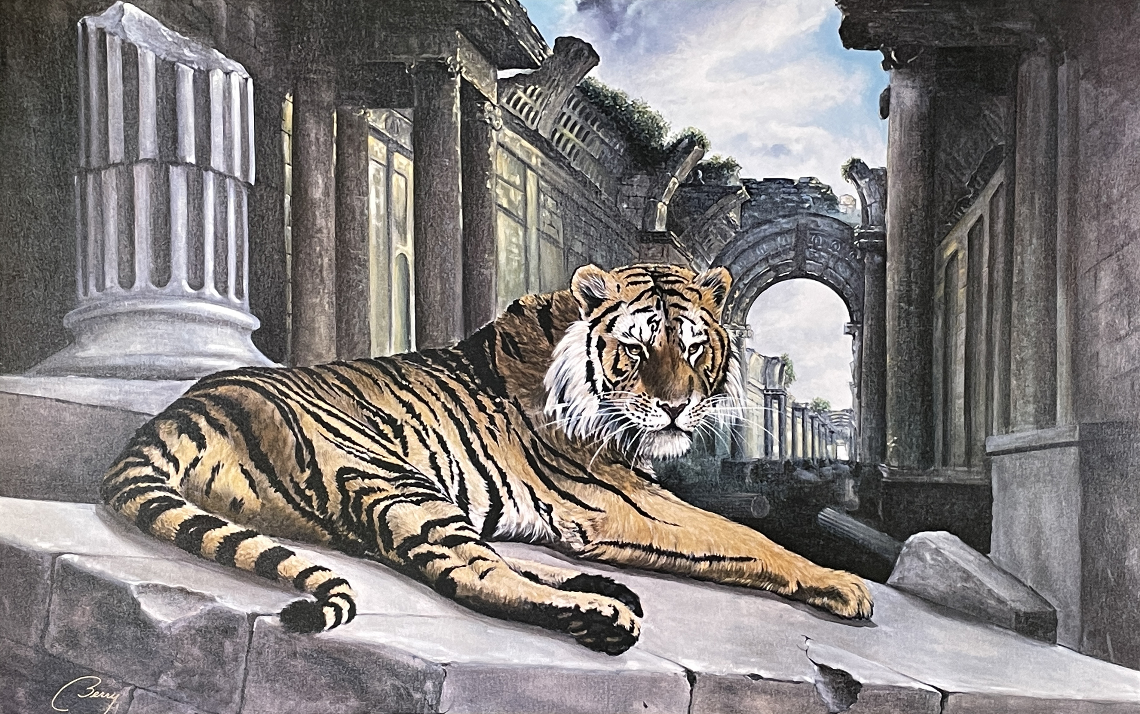 Tiger In the Ruins