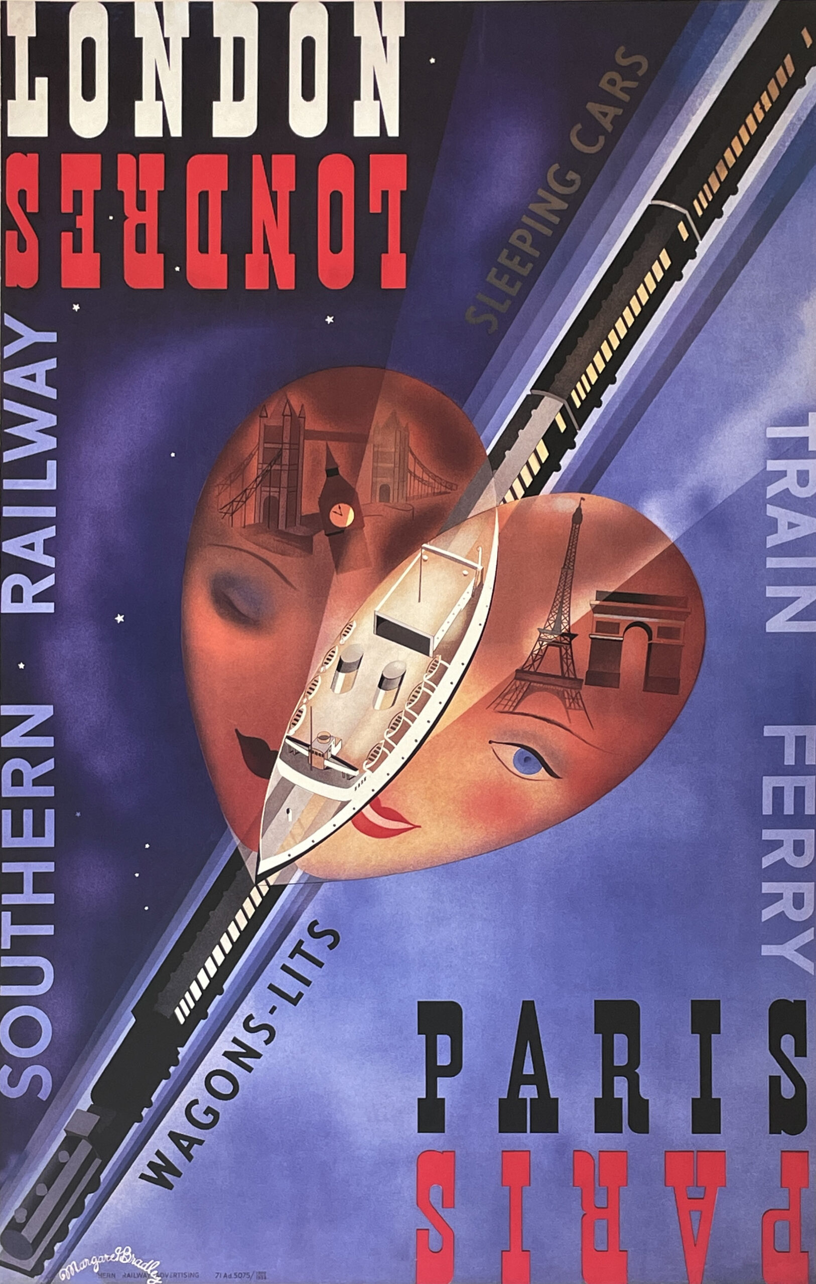 London Paris, Southern Railway, 1939