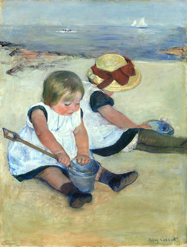 Children Playing On a Beach, 1884