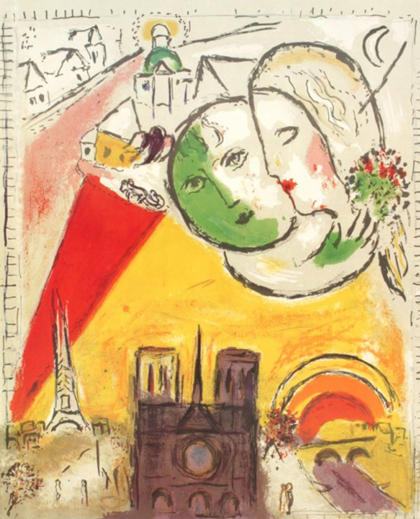 Paris View (serigraph)