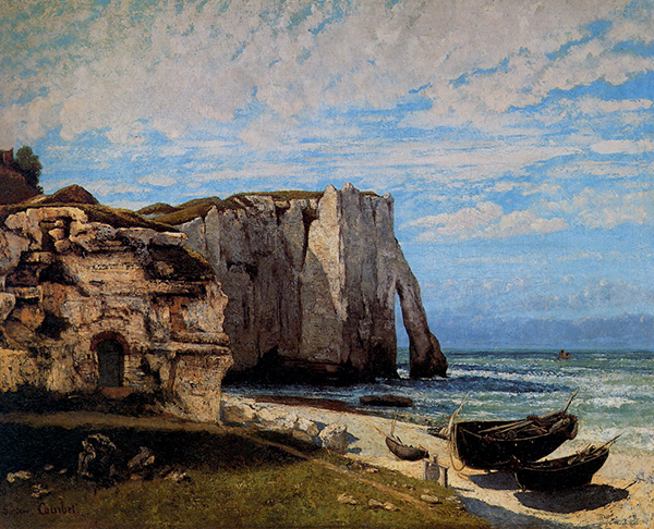 Cliff of Etretat After the Storm, 1870