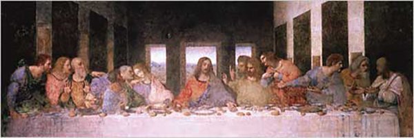 The Last Supper, 1498 (detail)