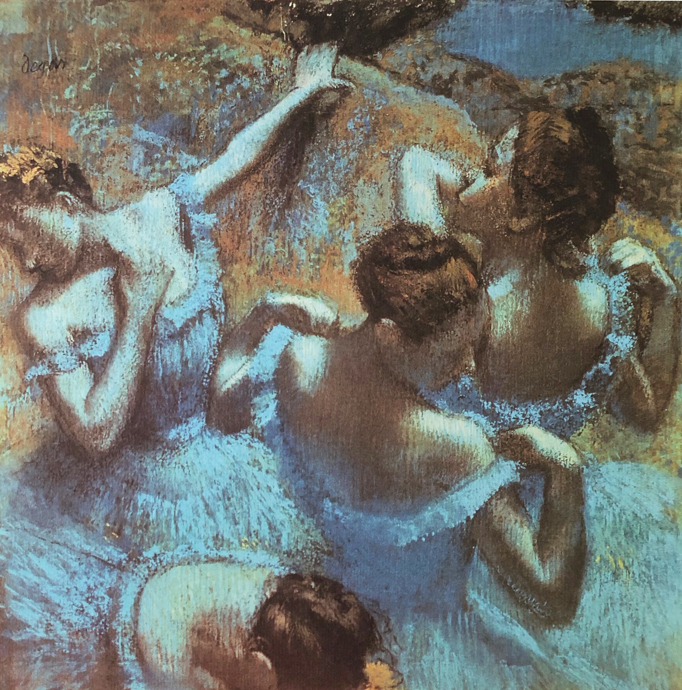 Dancers in Blue