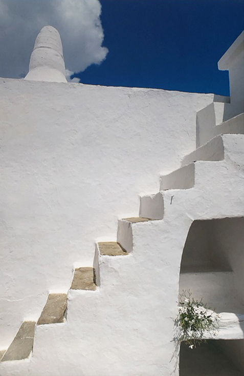 White Steps with Chimney