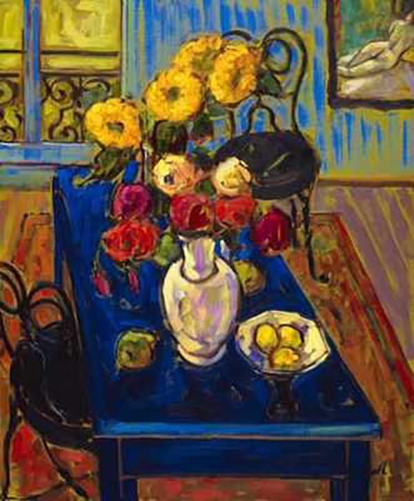 Blue Table and Still Life