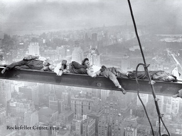 Resting On a Girder - Rockefeller Center, 1932