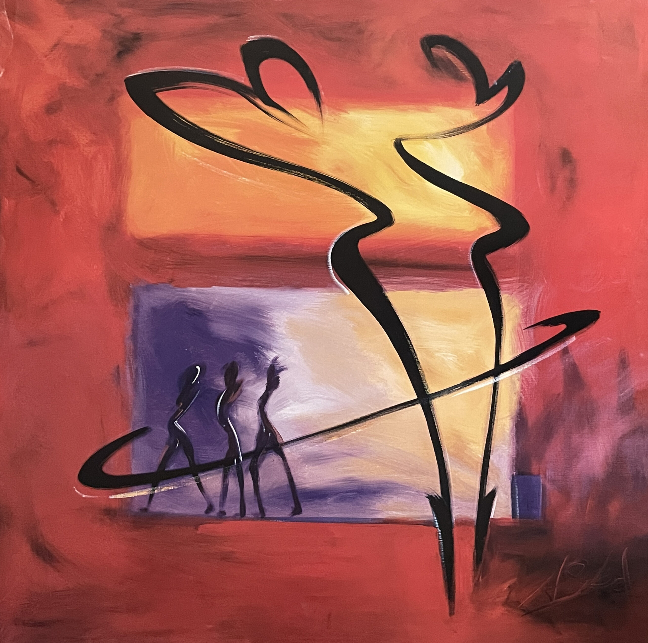 Rhumba in Red I
