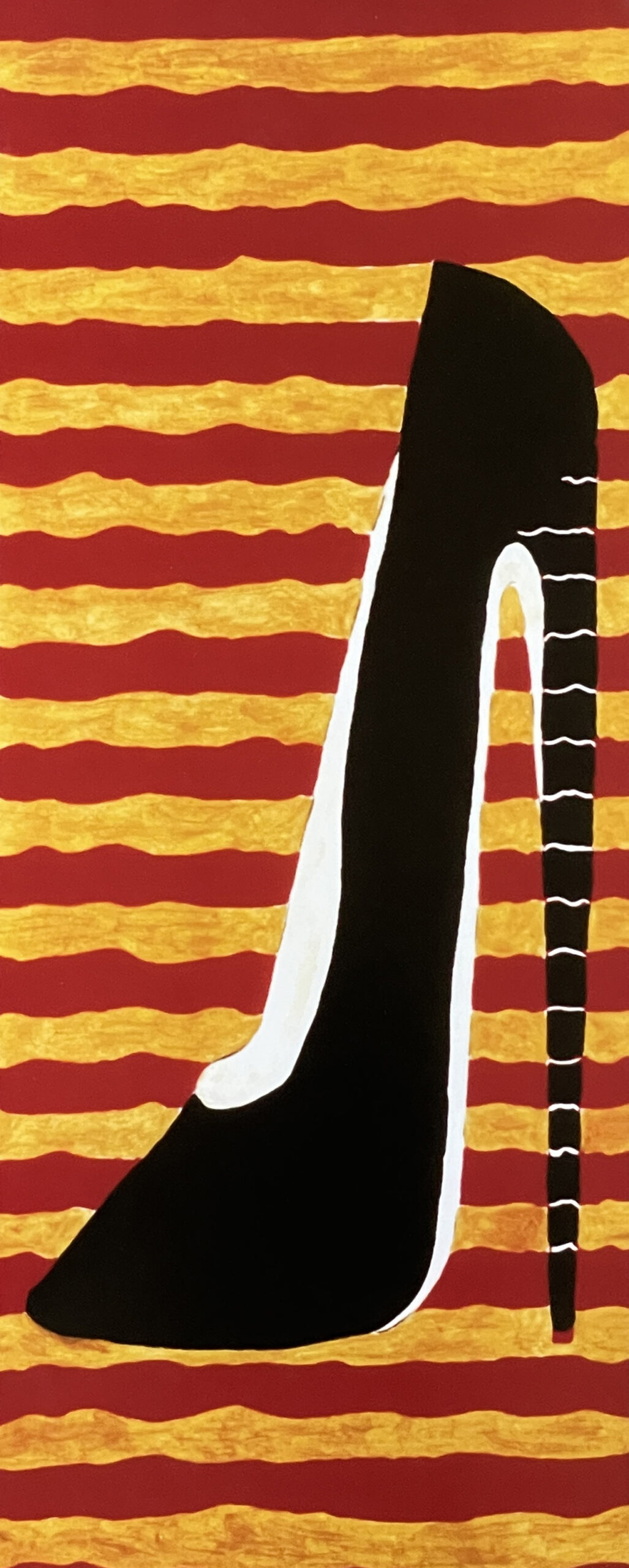 Black and White Stripe Shoes