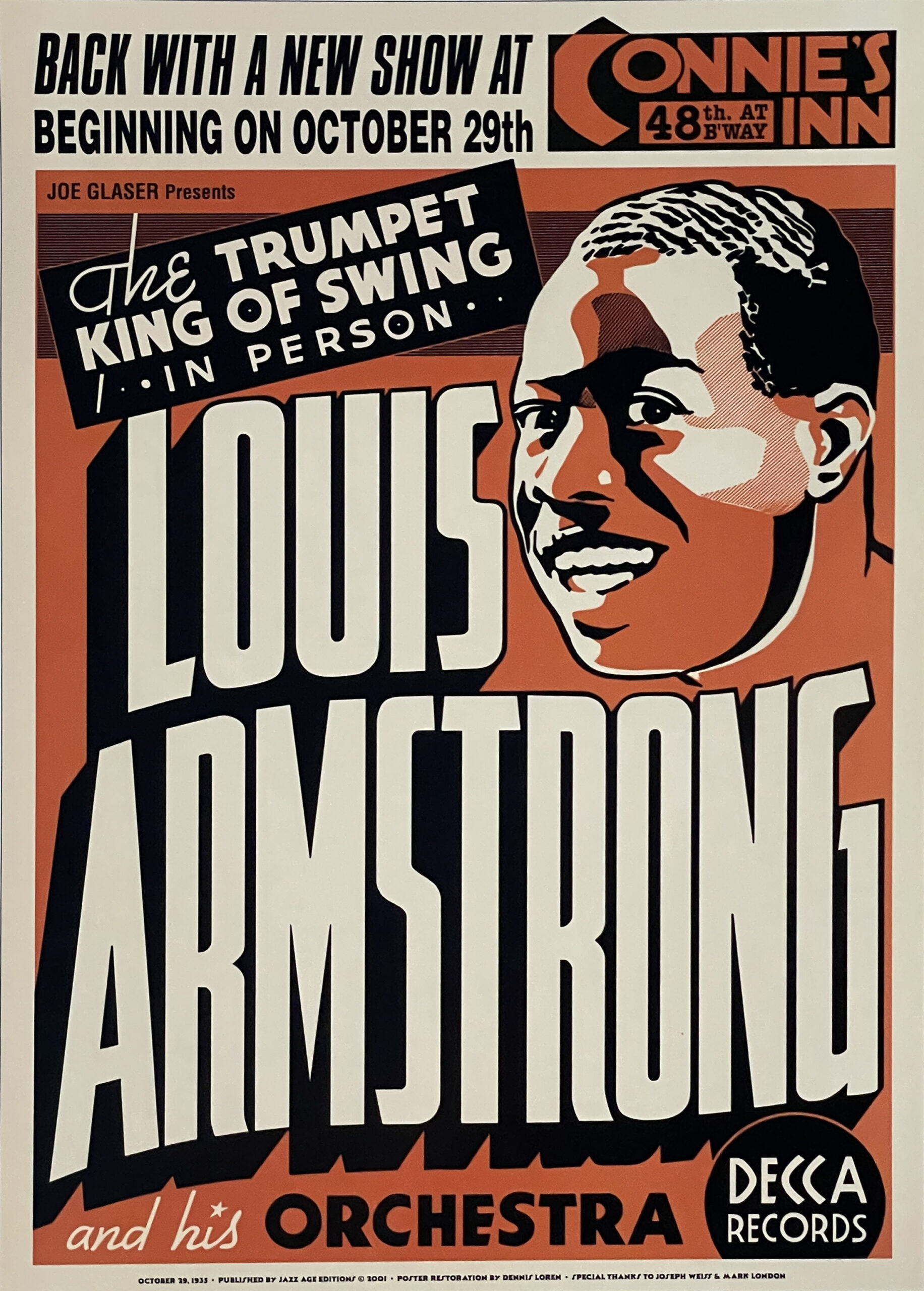 Louis Armstrong and His Orchestra, October 1935