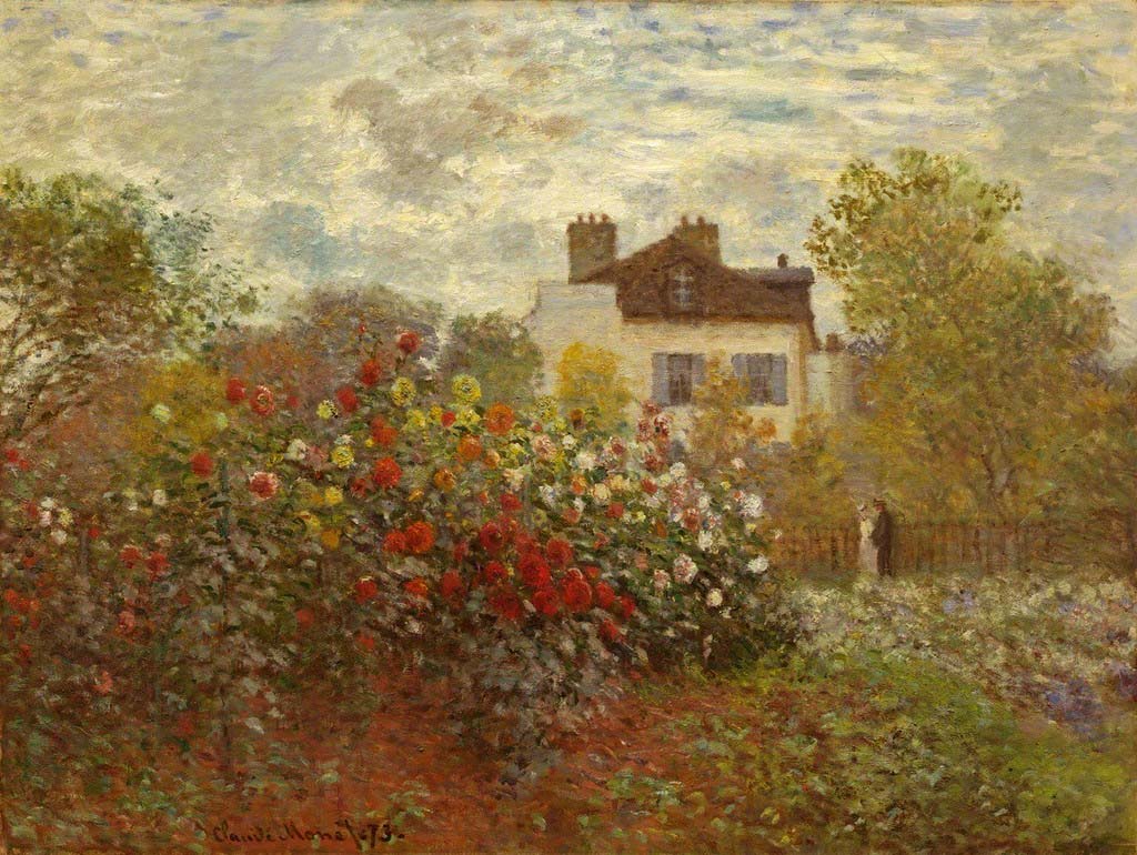 The Artist's Garden in Argenteuil (A Corner of the Garden with Dahlias), c. 1873