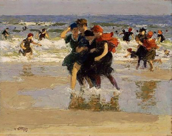 At the Seaside, c. 1905