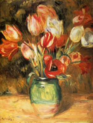 Tulips In a Vase