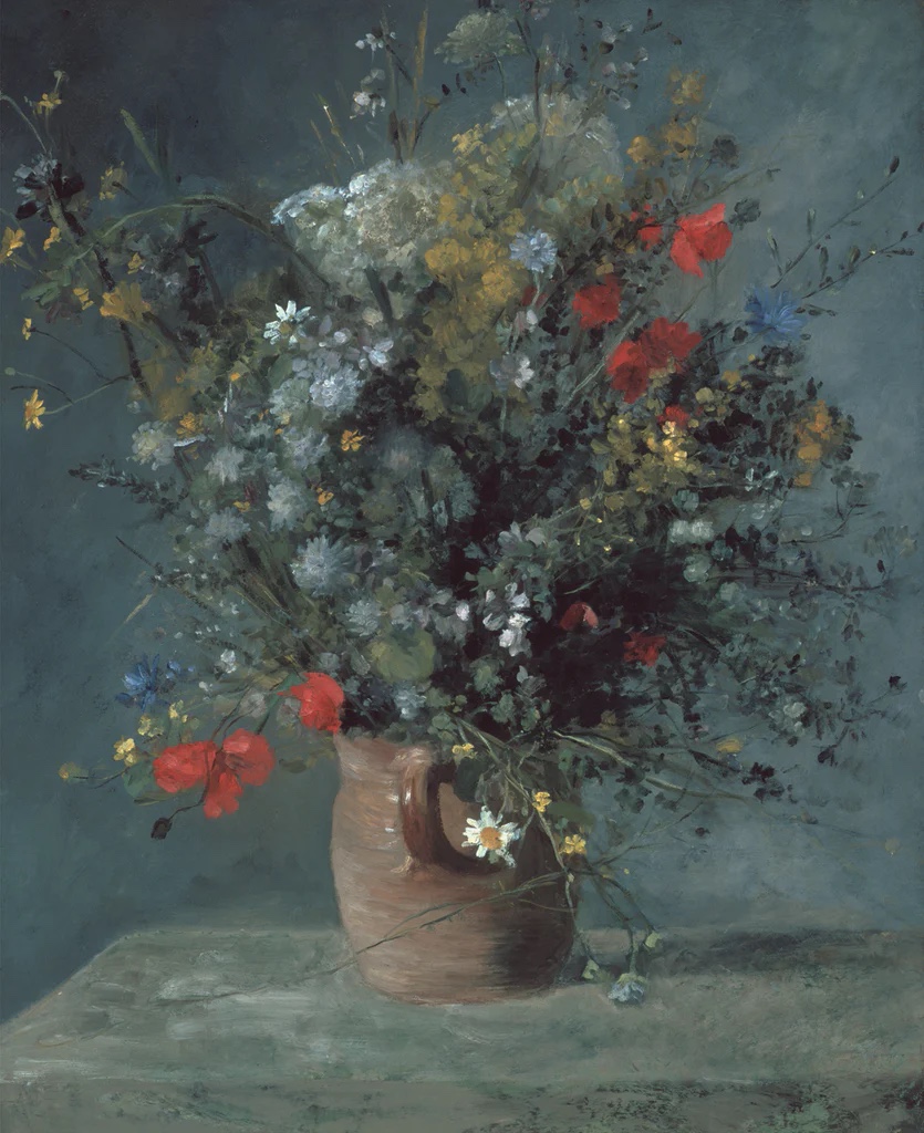 Flowers In a Vase, c. 1866