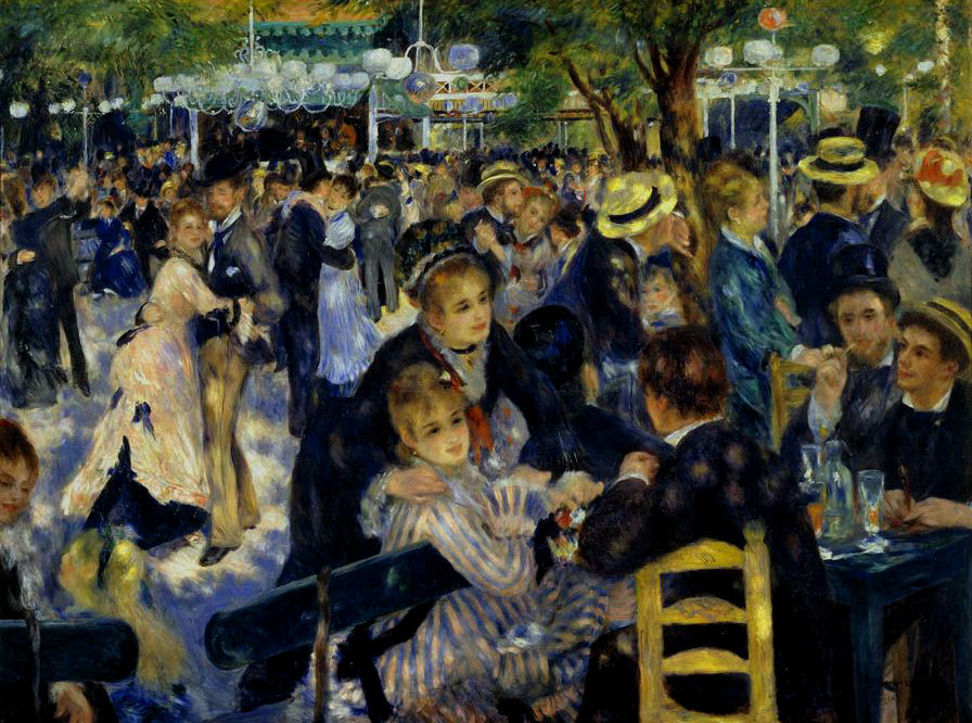 Le Moulin de la Galette a Montmartre, 1876