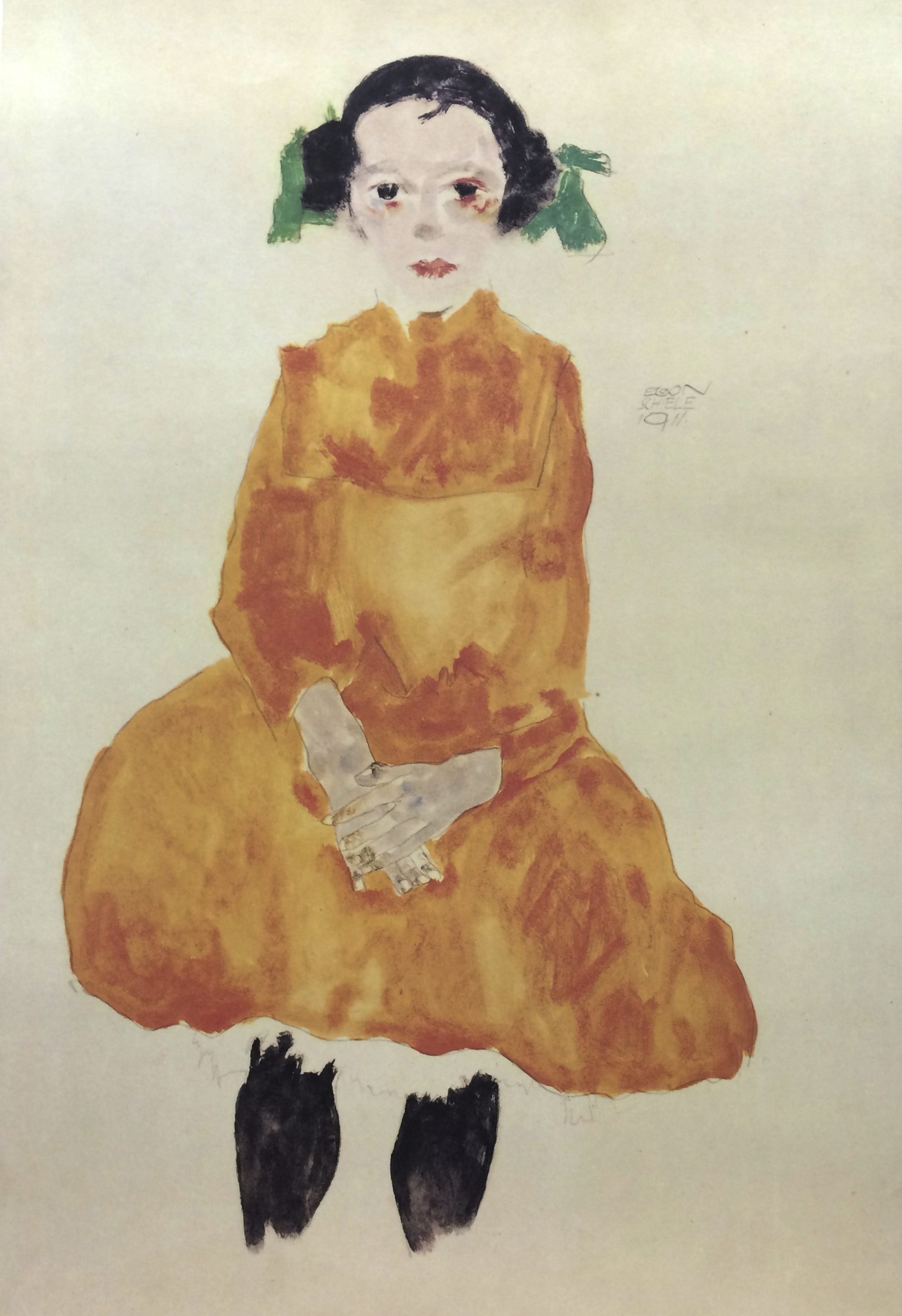 Girl In Yellow Dress, 1911