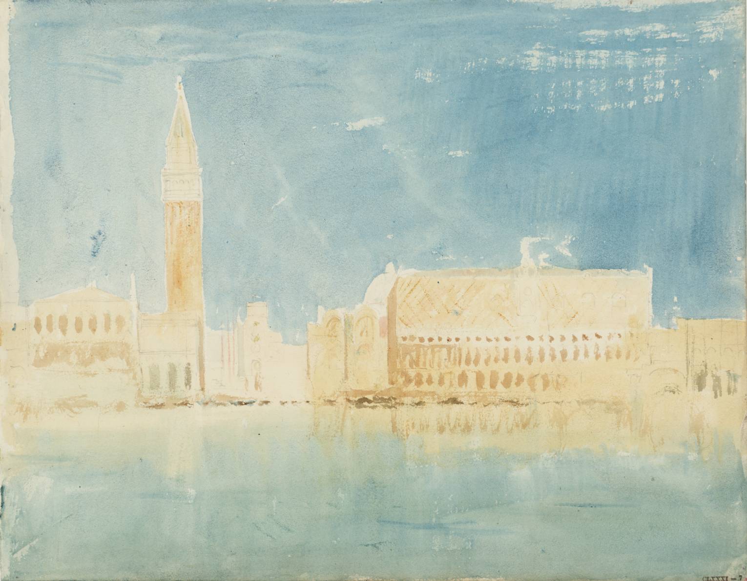 Venice: The Campanile and the Doge's Palace, 1819