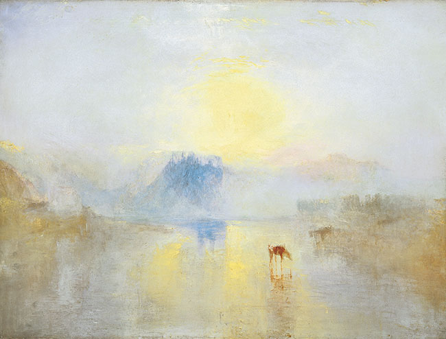 Norham Castle, Sunrise c. 1845