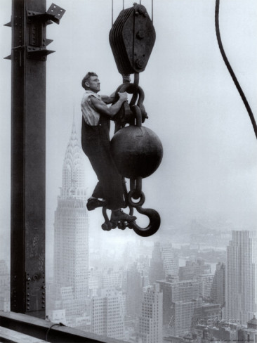 Construction Worker On the Empire State Building