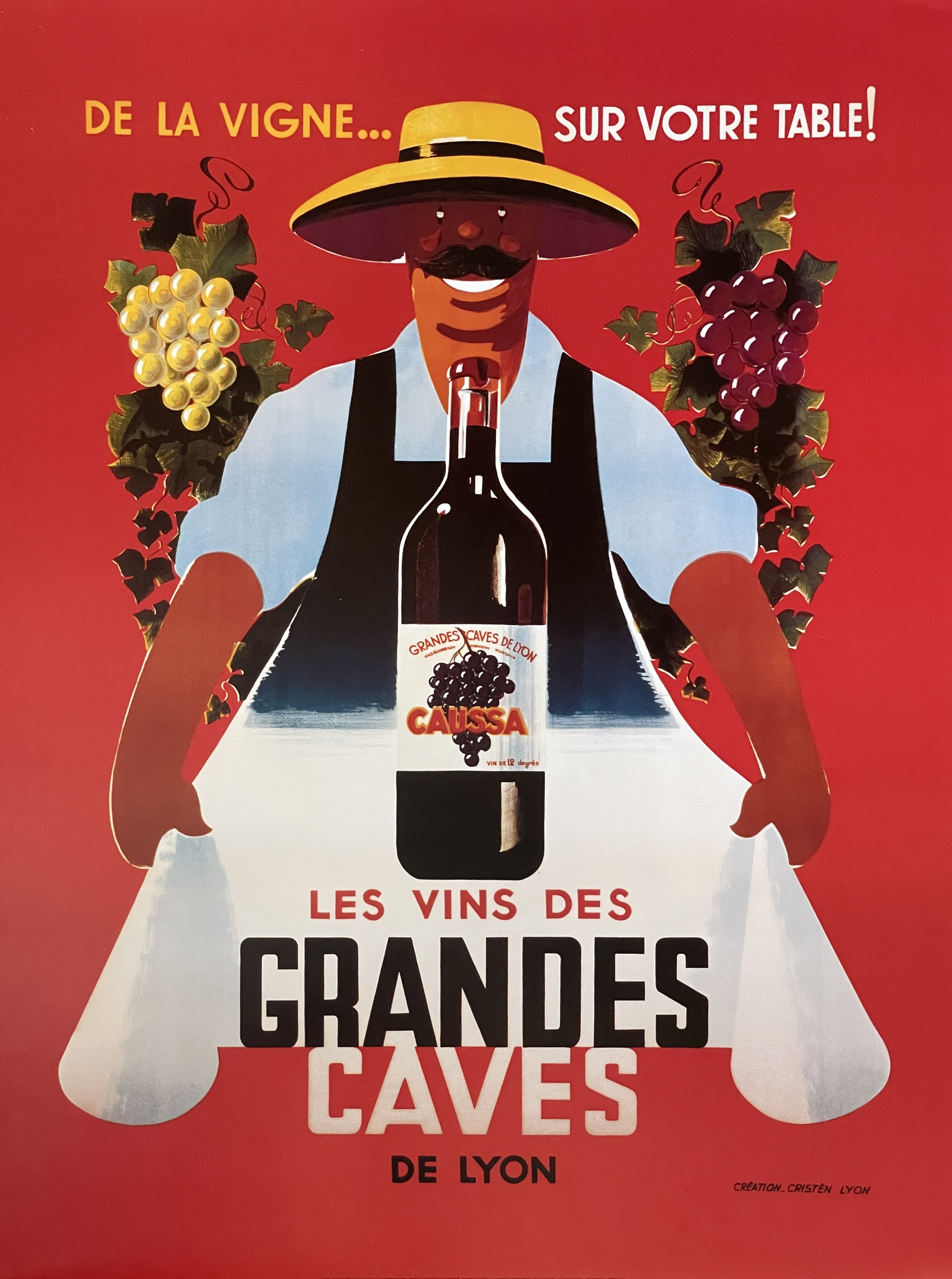 Caussa - Les Vins des Grandes Caves de Lyon, c. 1952