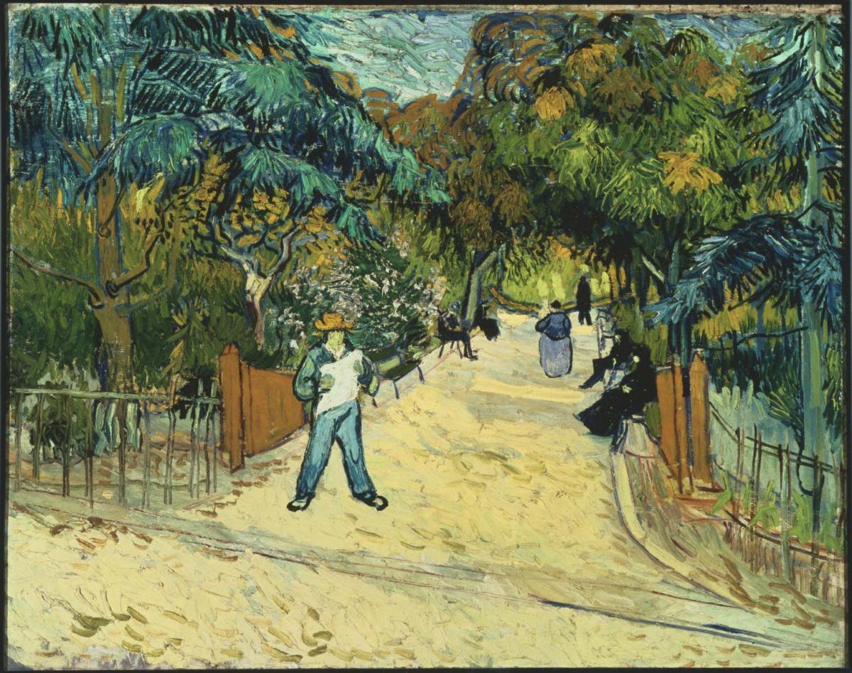 Entrance to the Public Gardens in Arles, 1888
